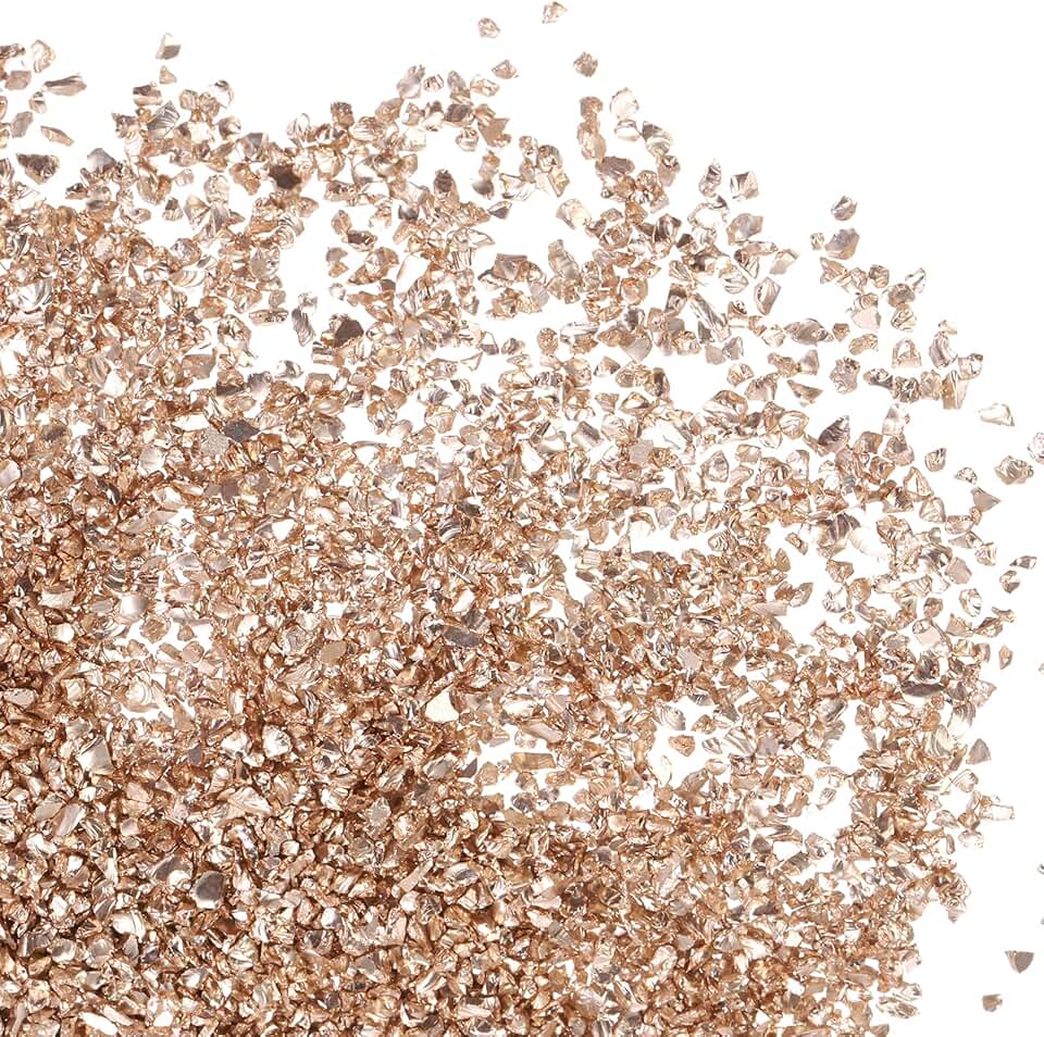 200g Colorful Crushed Glass Glitter for Nail Art and Crafts