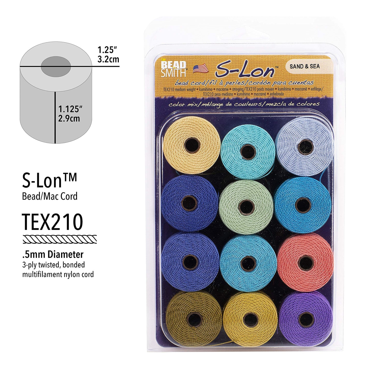 Colorful Beading Cord Set for Jewelry Making and Repair