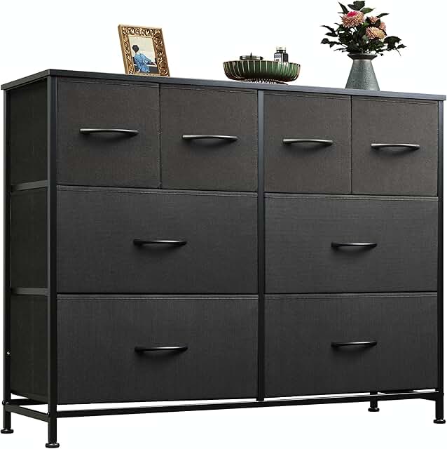 8-Drawer Fabric Dresser for Bedroom and Living Room