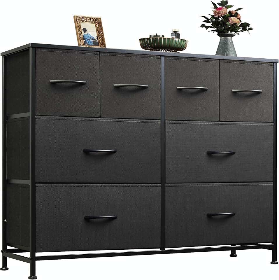 8-Drawer Fabric Dresser for Bedroom and Living Room