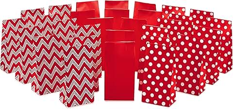 Assorted Party Favor and Treat Bags, 30 Count