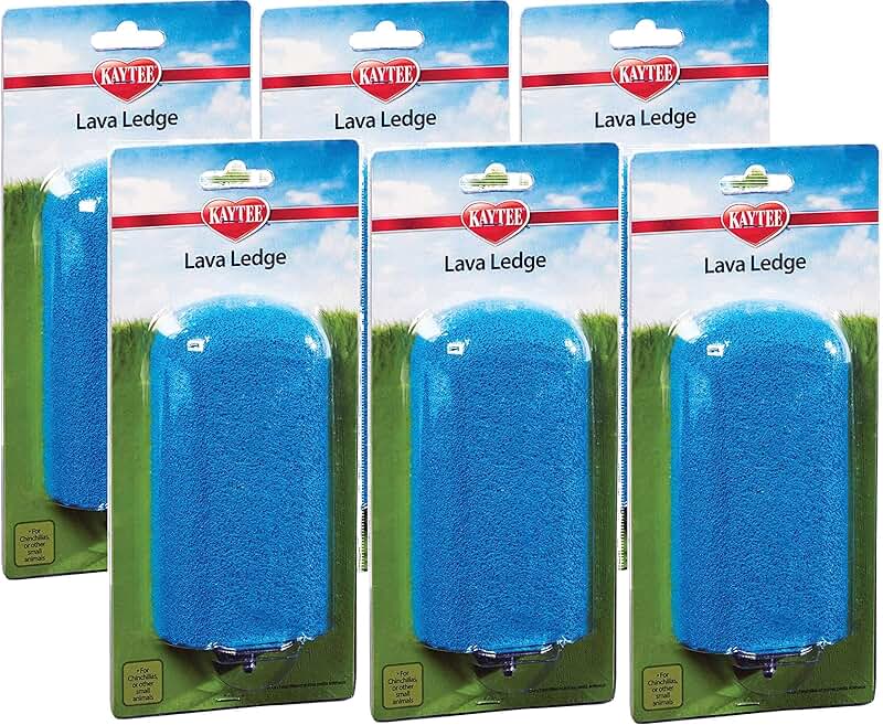 Six Lava Ledges for Chinchillas