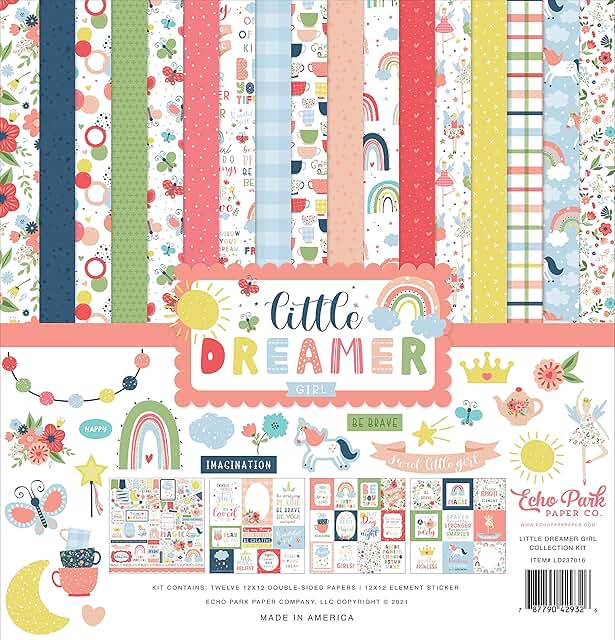 Little Dreamer Girl Collection Paper Kit