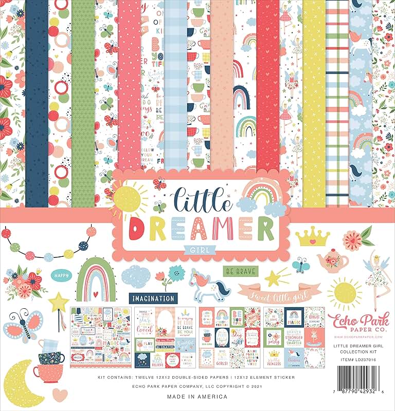 Little Dreamer Girl Collection Paper Kit