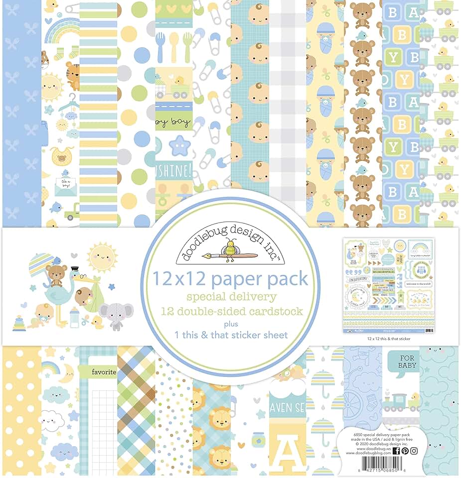 Special Doodlebug Design 12x12 Paper Pack