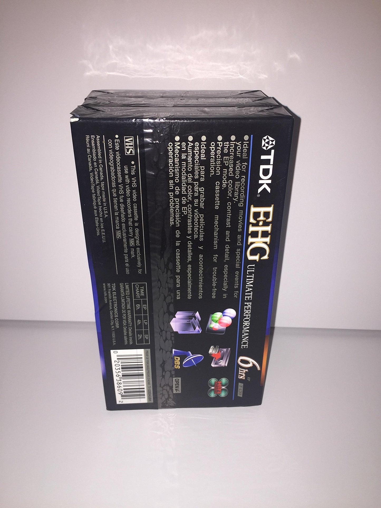 Extra High Grade T-120 Video Tapes, 3 Pack