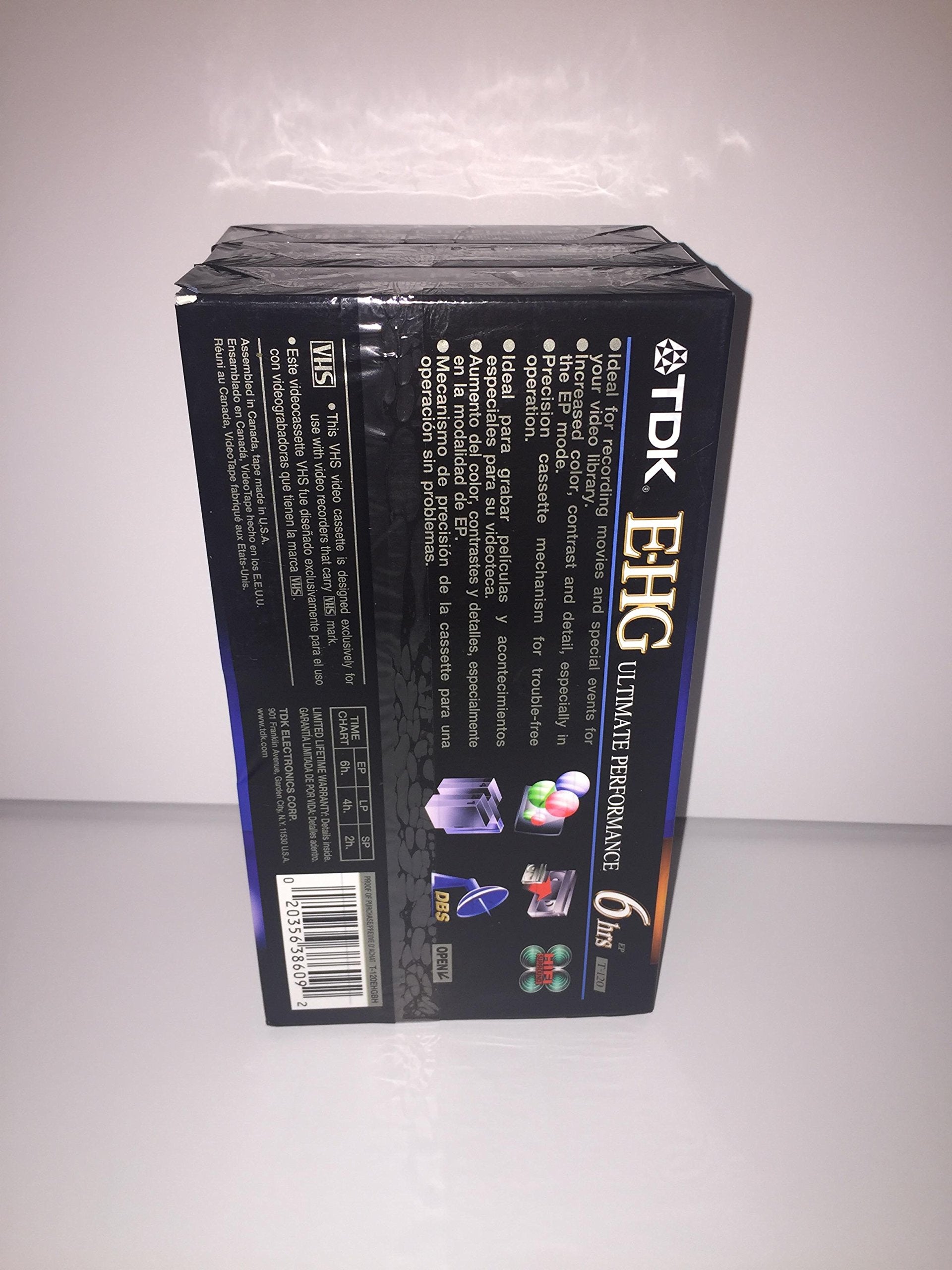 Extra High Grade T-120 Video Tapes, 3 Pack