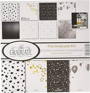 Graduate Scrapbook Collection Kit in Multiple Colors