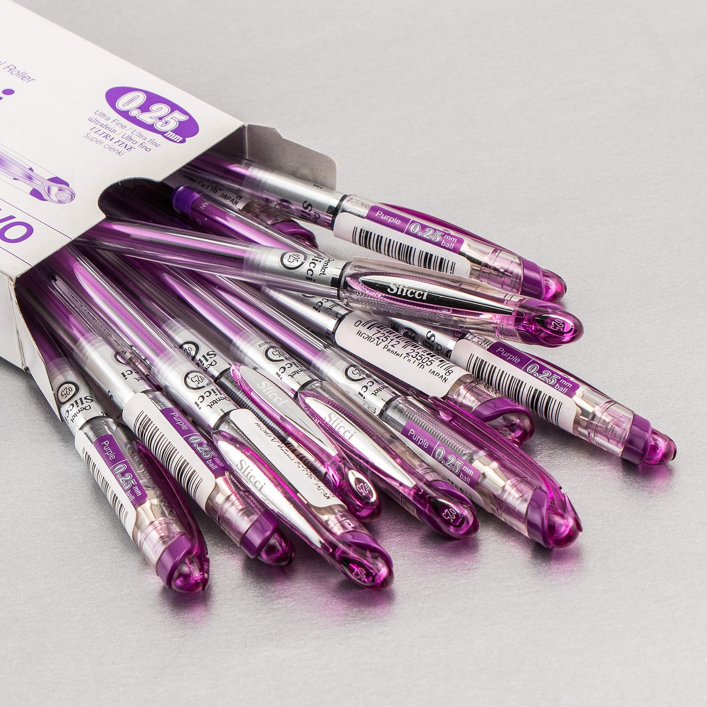 Violet Gel Pen, 0.25 mm, 12-pack