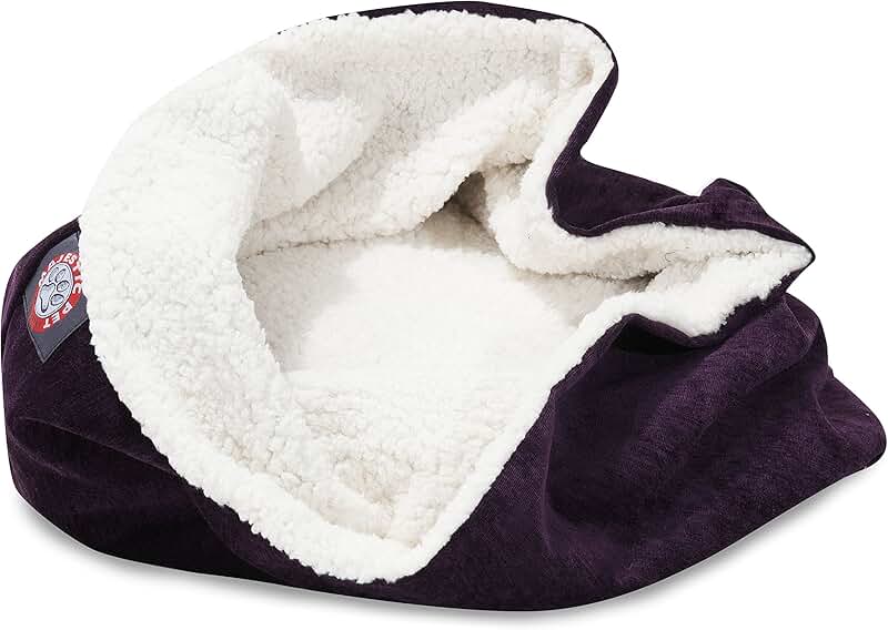 17-Inch Aubergine Cat Bed
