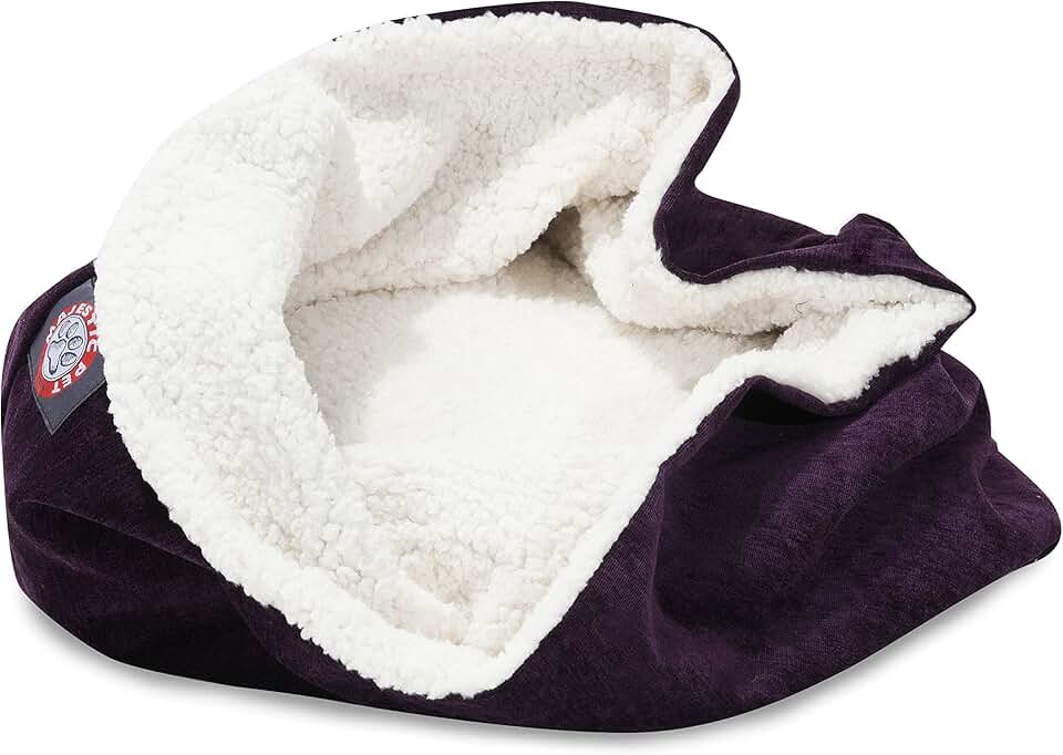 17-Inch Aubergine Cat Bed