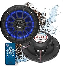 Marine 5.25-Inch Speakers, Weatherproof, 150W Pair