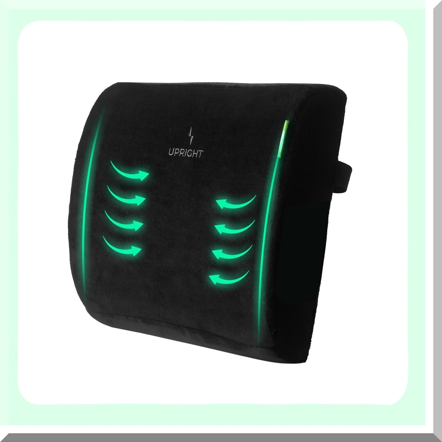 MemoryGel Lumbar Support Cushion - Ergonomic Back Pillow for Office Chair - Pain Relief & Posture Corrector - Cooling Gel Technology - Breathable Mesh Cover - Lower Back Support Pillow