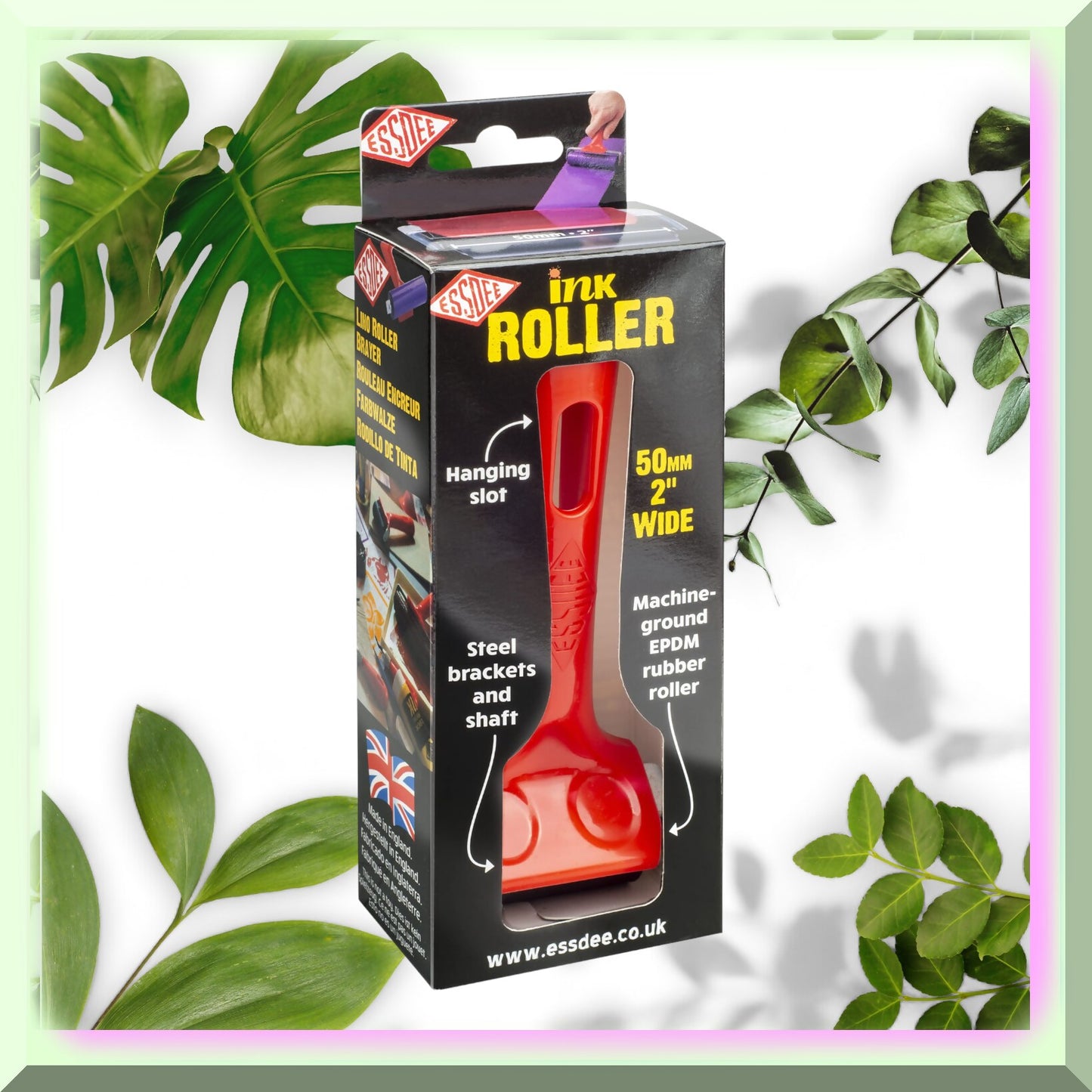 ArtRoller Pro 1.97 Inch Rubber Brayer