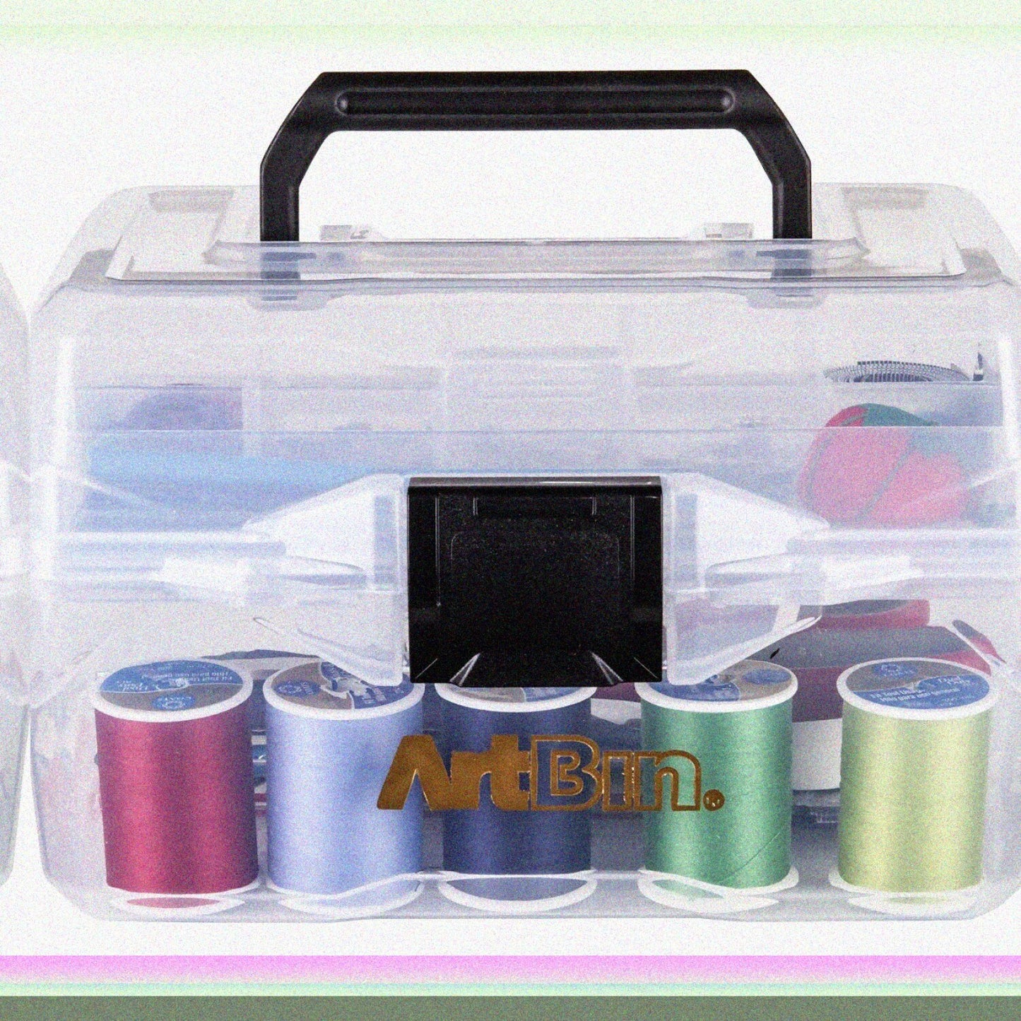 Small Clear Plastic Project Box with Lift-Out Tray