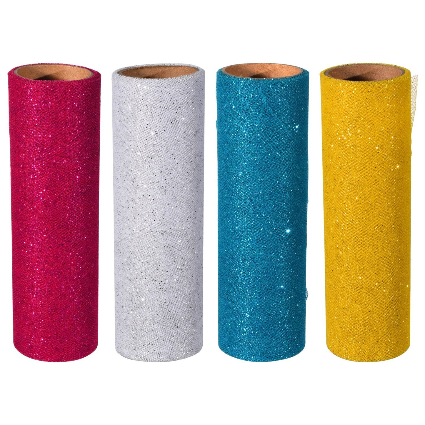 Floral Garden(R) Glitter Tulle, 3 yd. Rolls (Pack of 21)