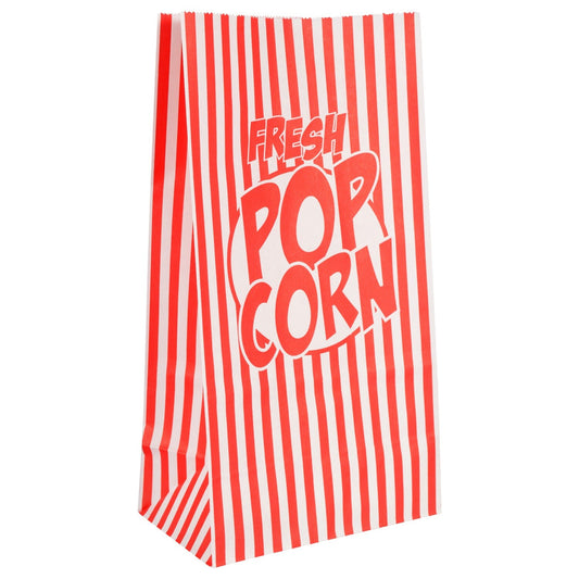 Essentials Single Serving Paper Popcorn Bags, 8-ct. Packs Pack 24