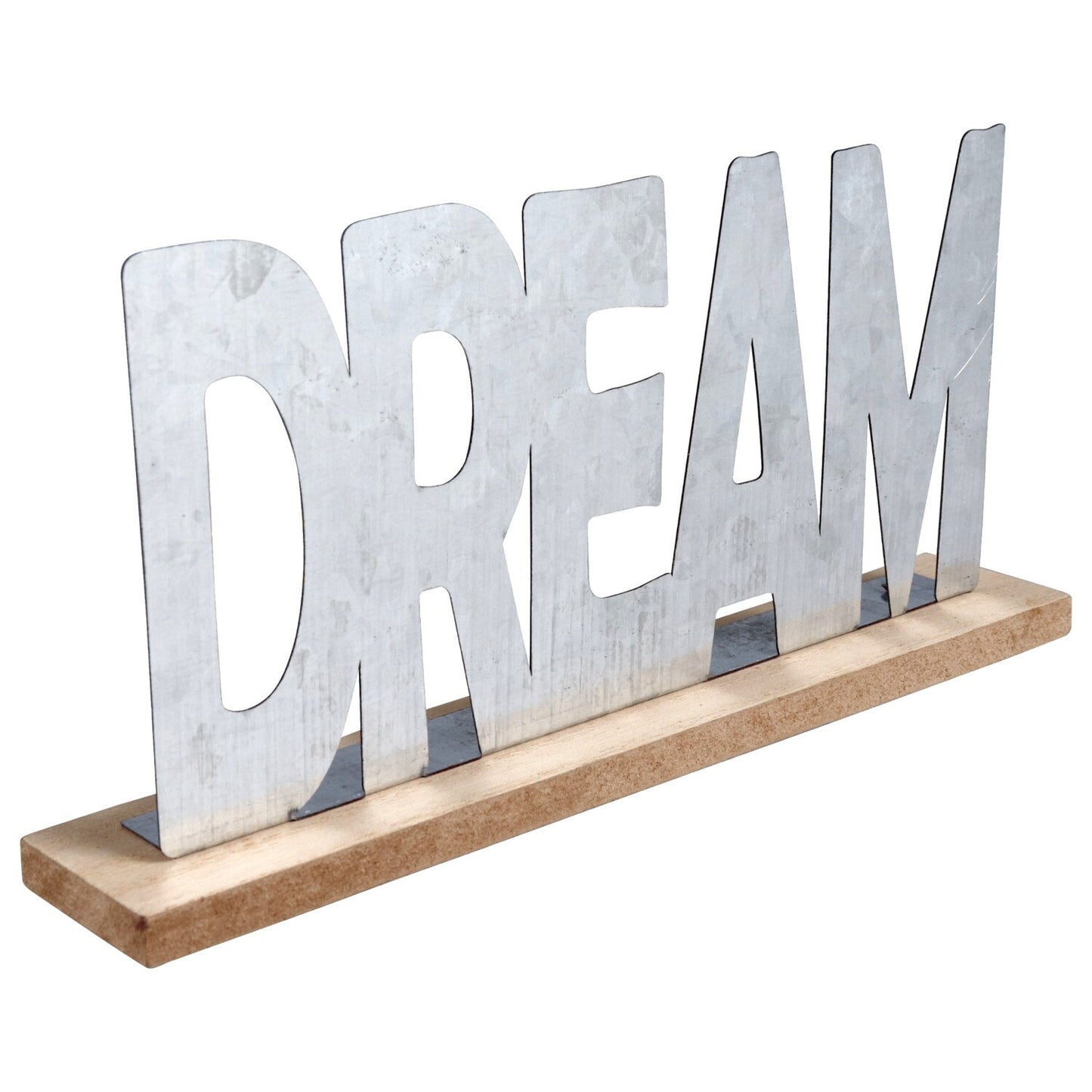 Galvanized Metal Tabletop Sentiments 1.375x7.875x3.75 in. (Pack of 24)