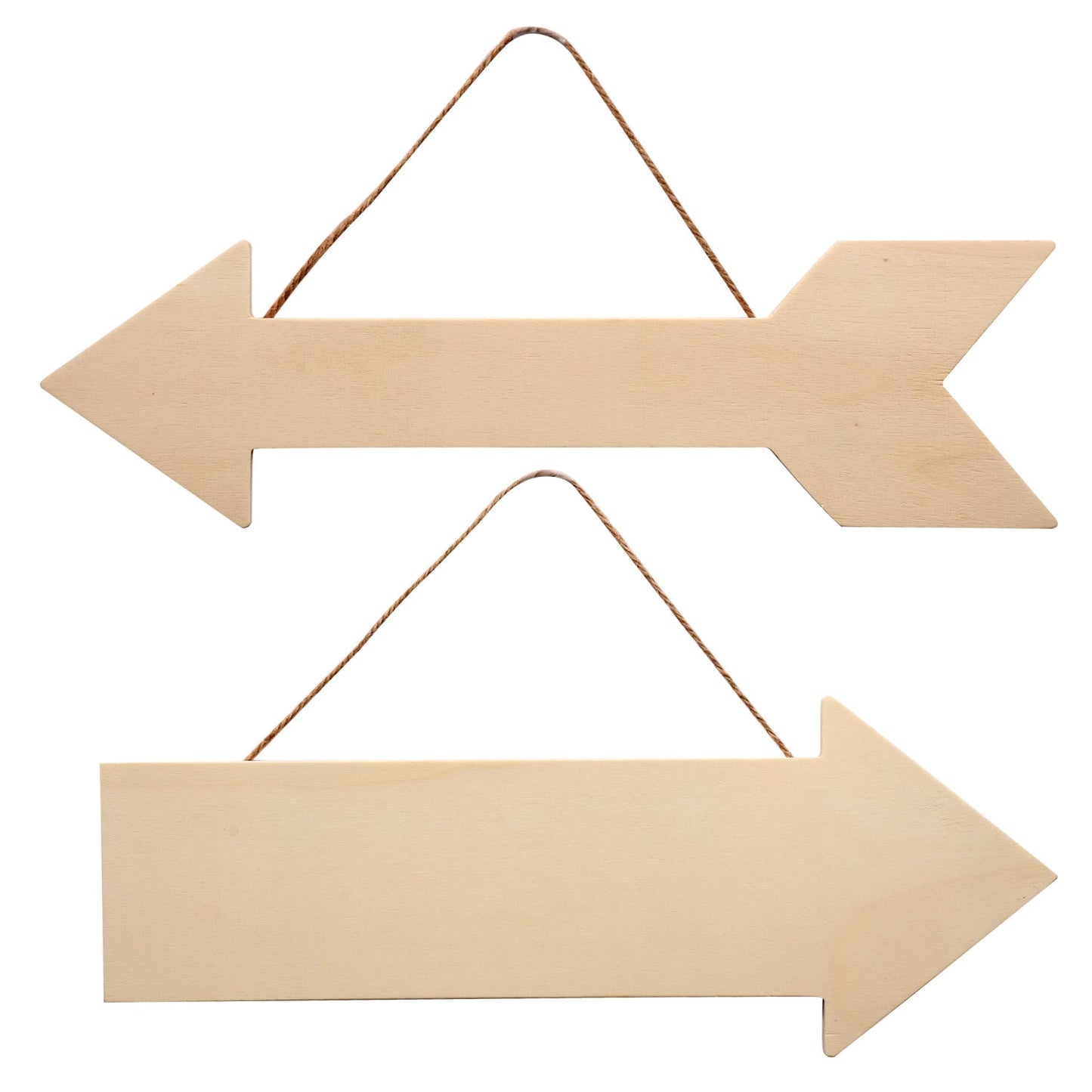 Crafter's Square Wooden Arrows, 12.375x4.75 in. (Pack of 24)