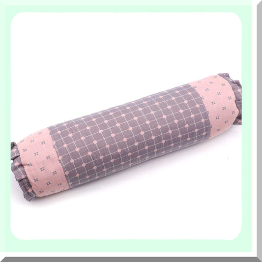 OrthoRest Buckwheat Support Pillow - Cervical Neck Pillow for Side and Back Sleepers - Removable Washable Cover - 16x4 inch - Gray