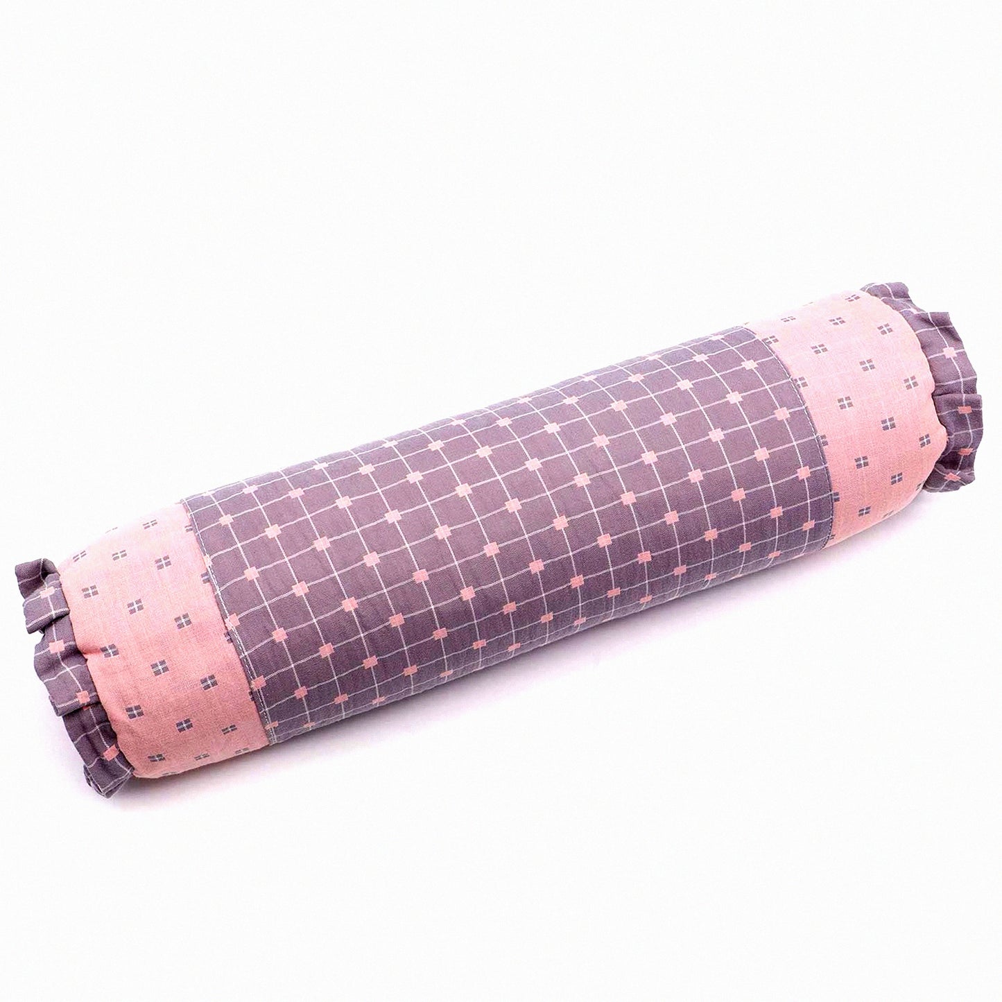 OrthoRest Buckwheat Support Pillow - Cervical Neck Pillow for Side and Back Sleepers - Removable Washable Cover - 16x4 inch - Gray