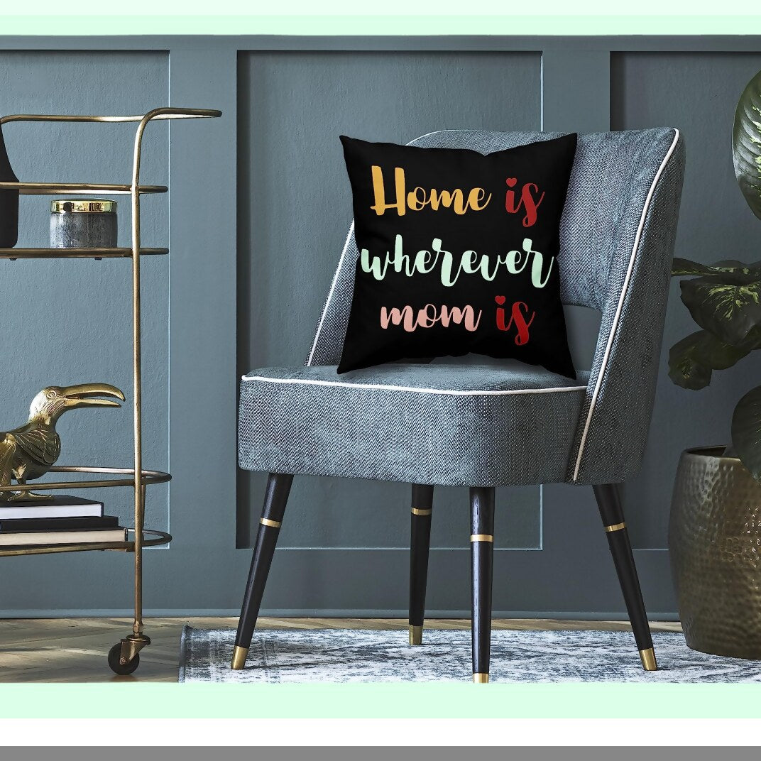 Colorful Mom Love Throw Pillow Covers - 18x18 Inch Soft Home Decor Gifts for Mom from Daughter Son. Perfect Mothers Day Birthday Gift to show Mom how much you care.