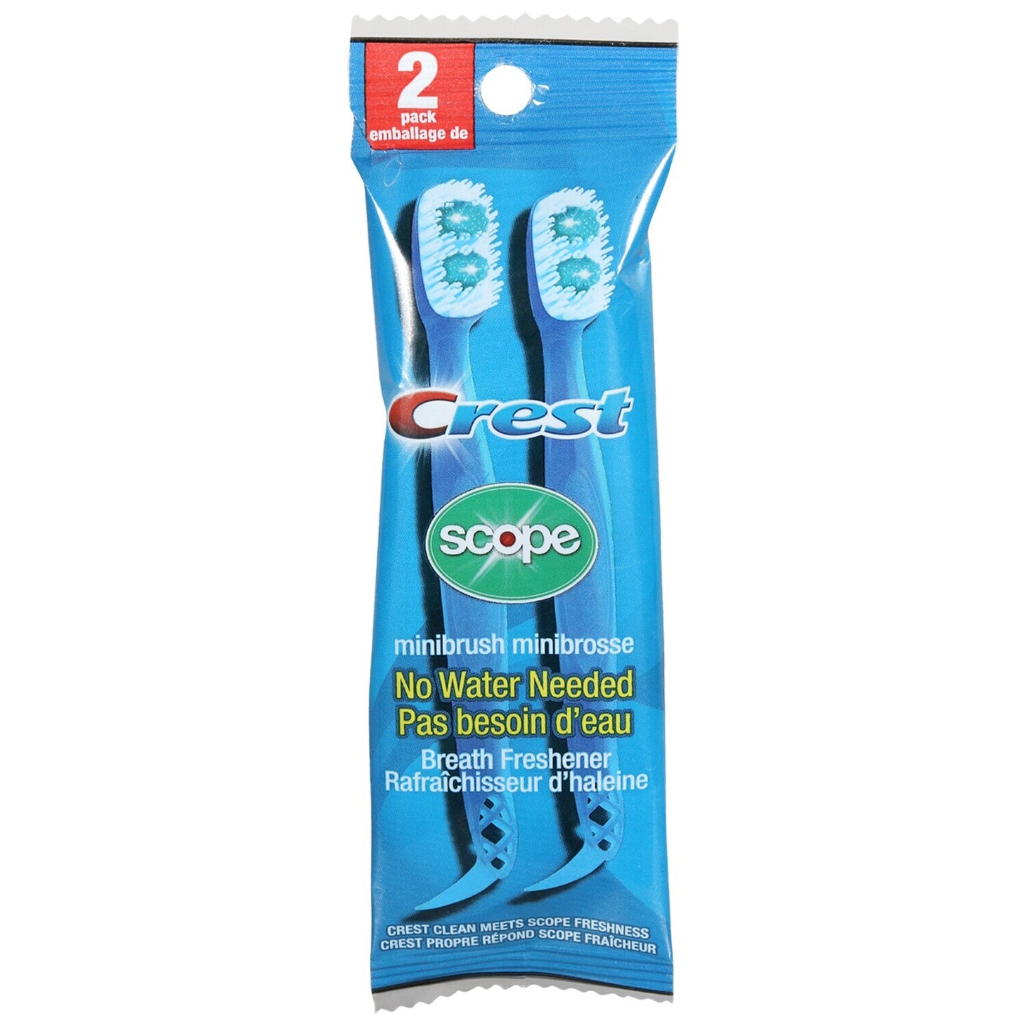 Crest Scope Water-Free Minibrushes, 2-ct. Packs (Pack of 36)