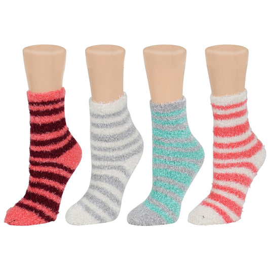 Snugadoo Ladies Striped Socks (Pack of 48)