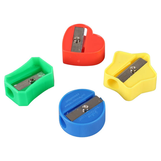 Jot Fun-Shaped Pencil Sharpeners, 12-ct. Packs (Pack of 4)