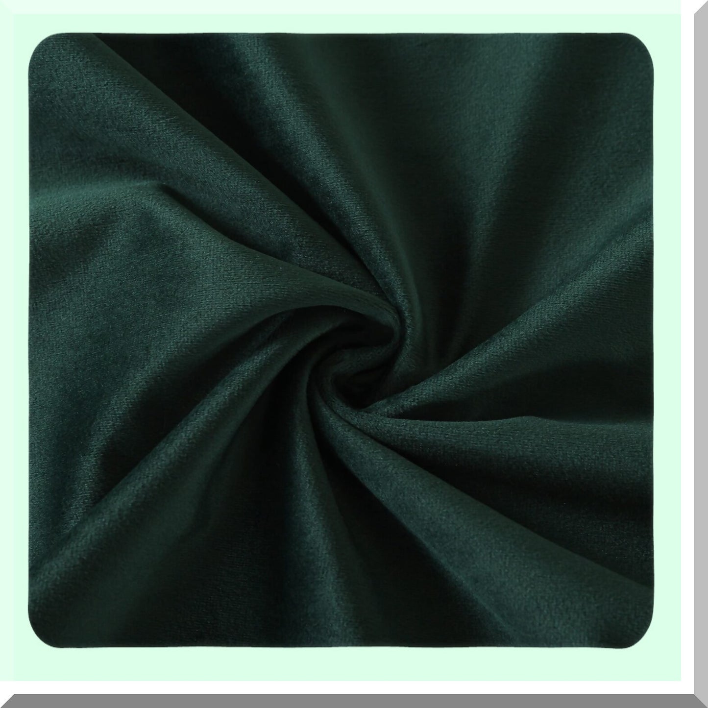 Luxury Velvet Cozy Flannel Body Pillowcase - Dark Green 20x54 Inches