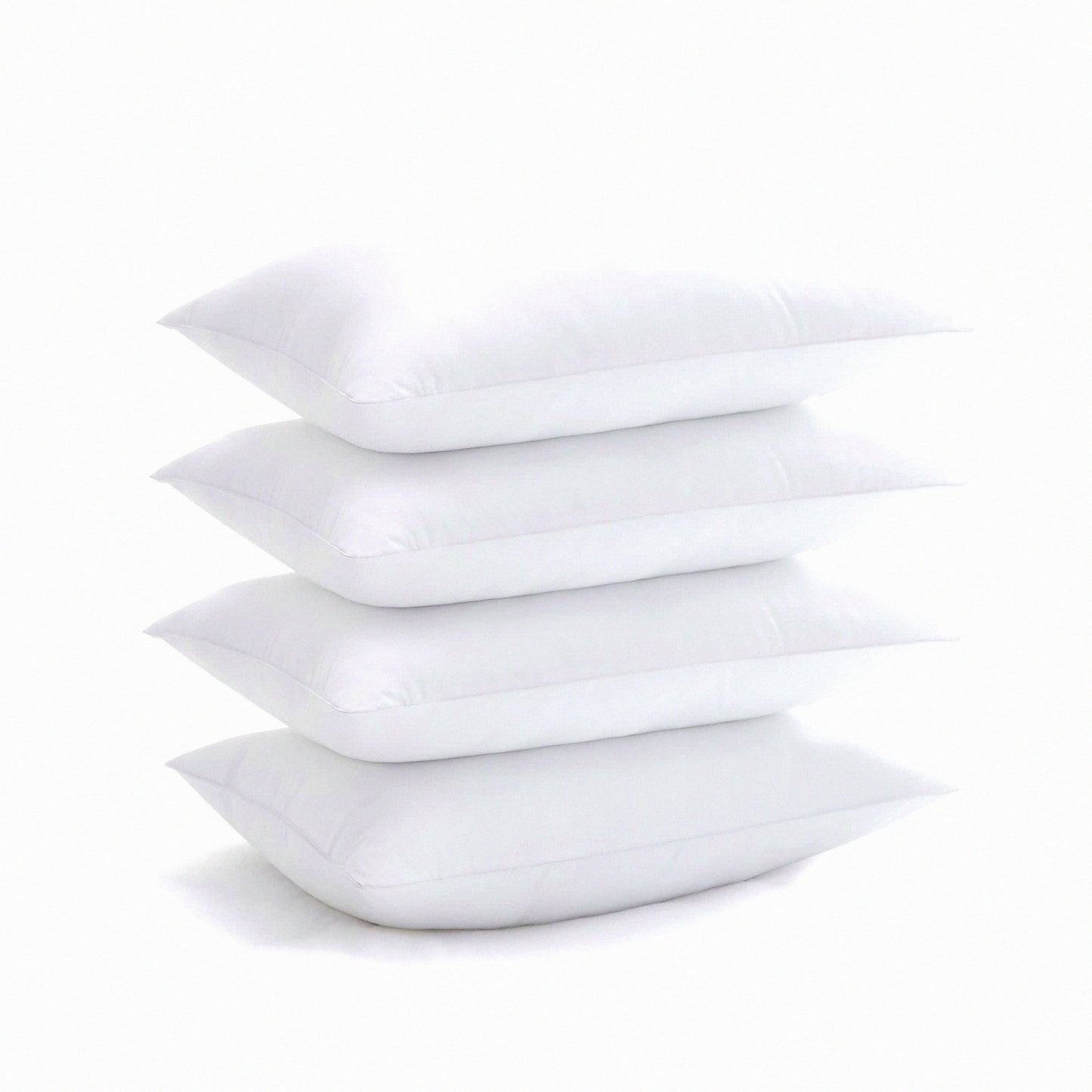 CoolDream Plush Pillows - Premium Soft 3D Down Alternative Fill for Back, Stomach or Side Sleepers - Hotel Quality Cooling Bed Pillows (Pack of 4)