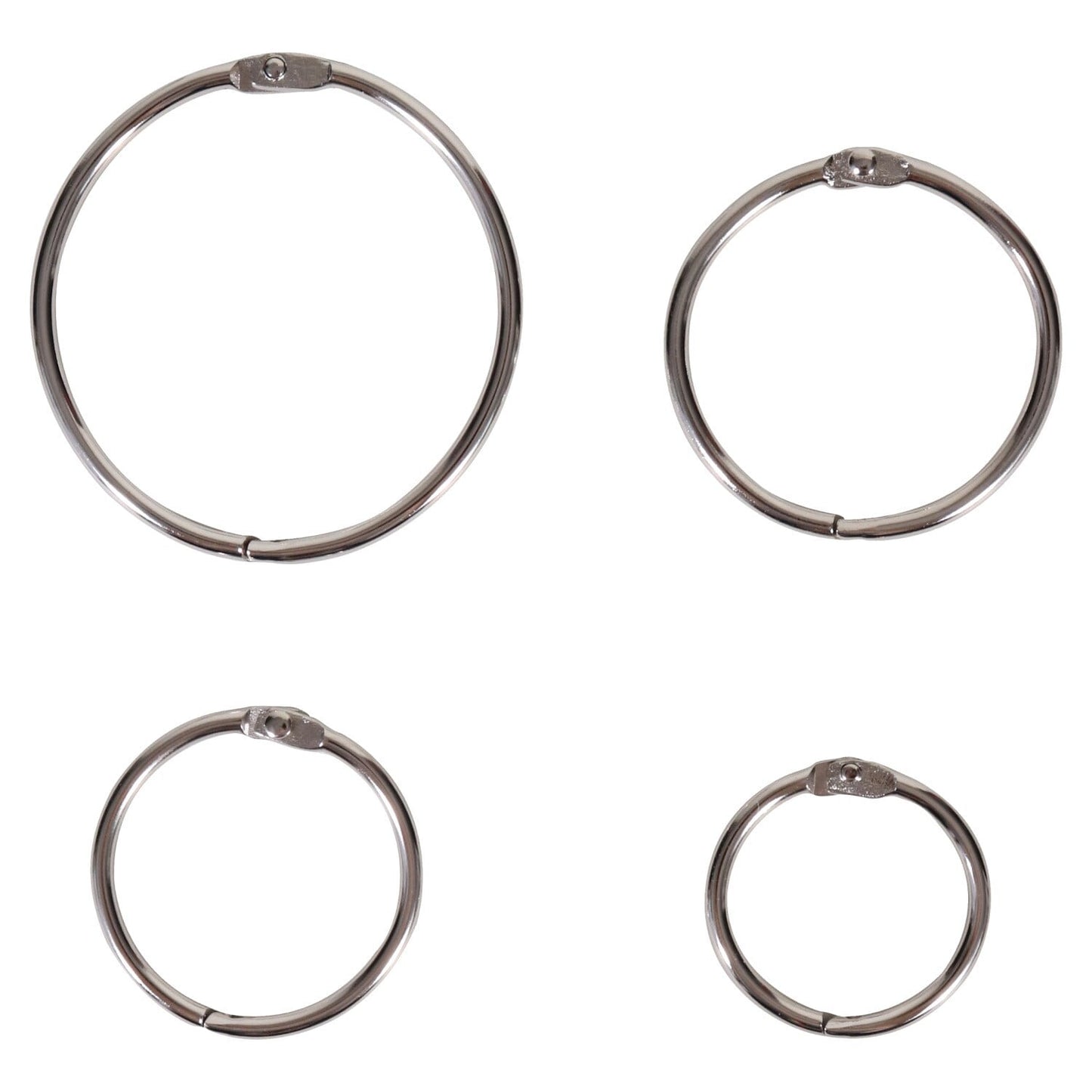 Jot Metal Book Rings (Pack of 24)