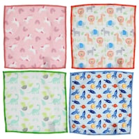 Baby Washcloth, 4-ct. 8x8-in. (Pack of 36)