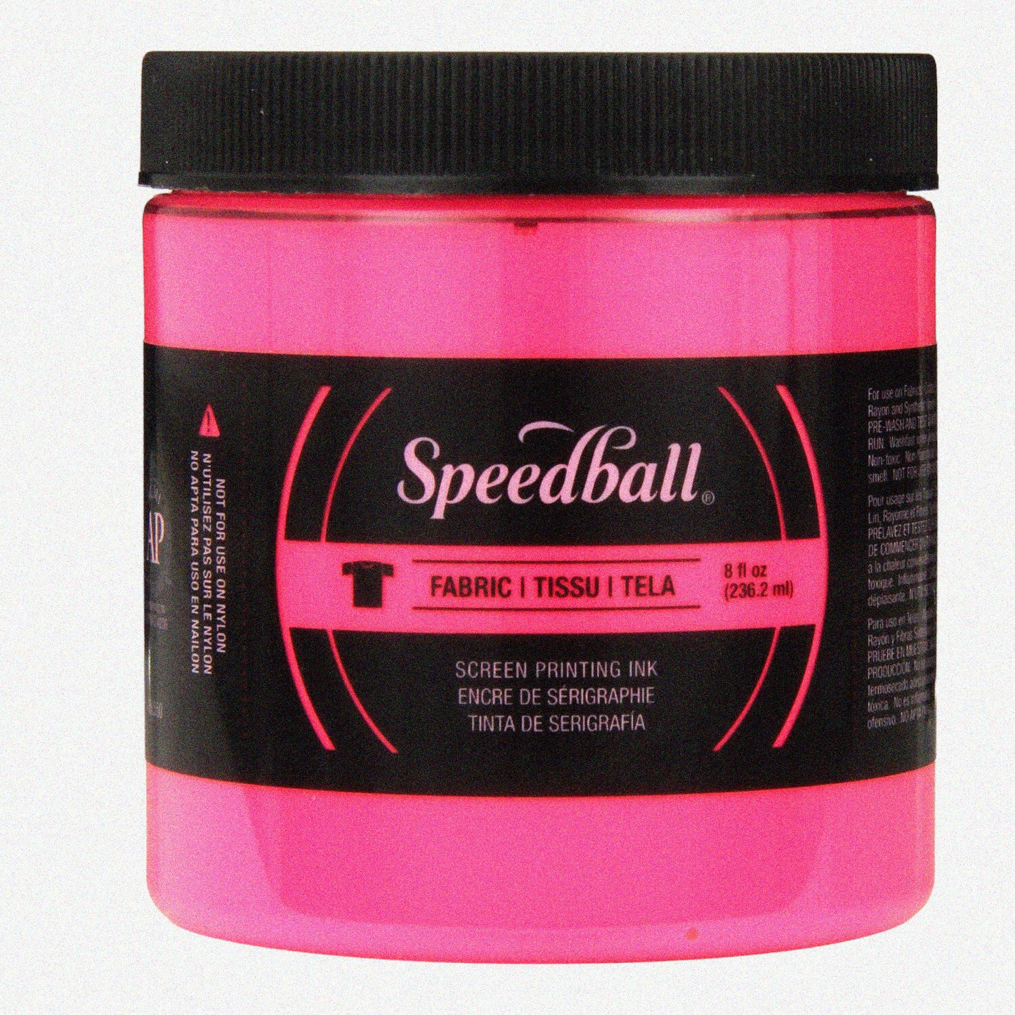 GlowDye Neon Pink Fabric Ink 8oz