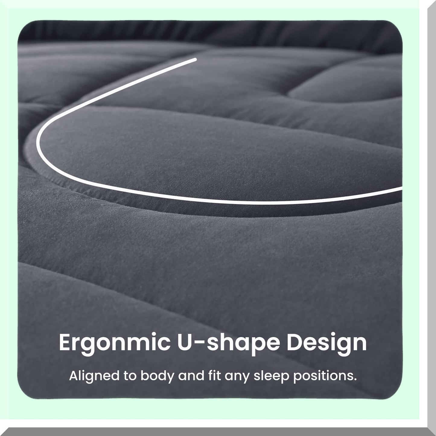 CoolMax Reversible Comforter - All Season Soft Breathable Bedding, Dark Grey Down Alternative Comforter for Size Cooling Comfort