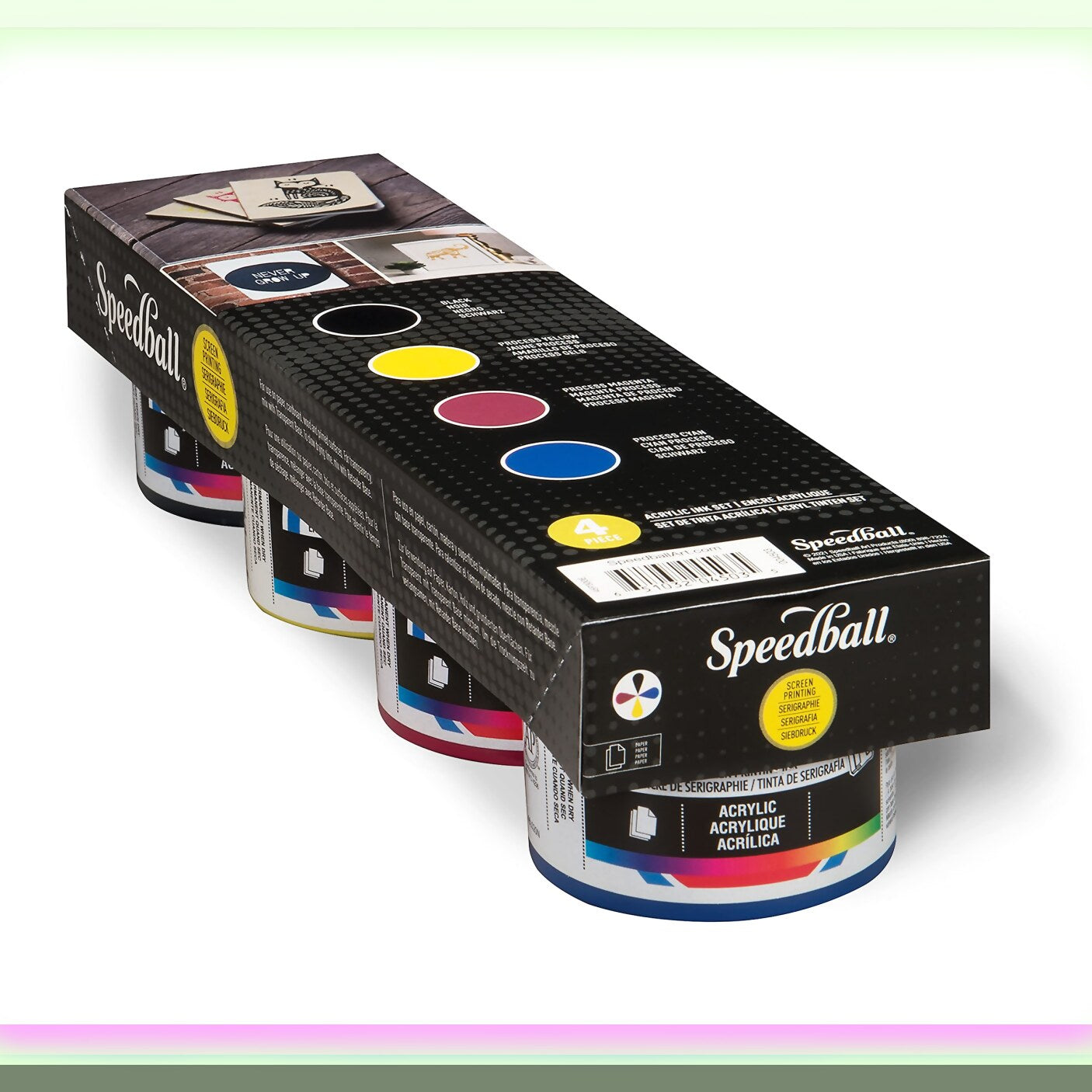 Acrylic Ink Set 4 oz Assorted Colors