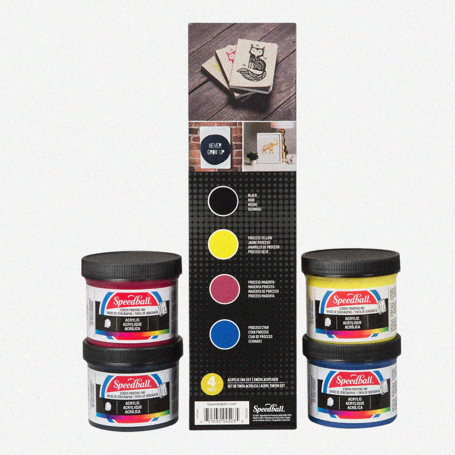 Acrylic Ink Set 4 oz Assorted Colors