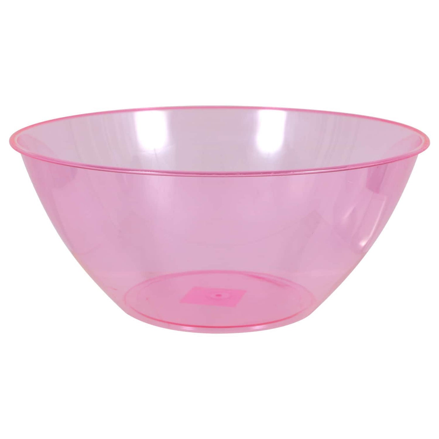Light Pink Plastic Bowls, 7x11.25-in. (Pack of 24)