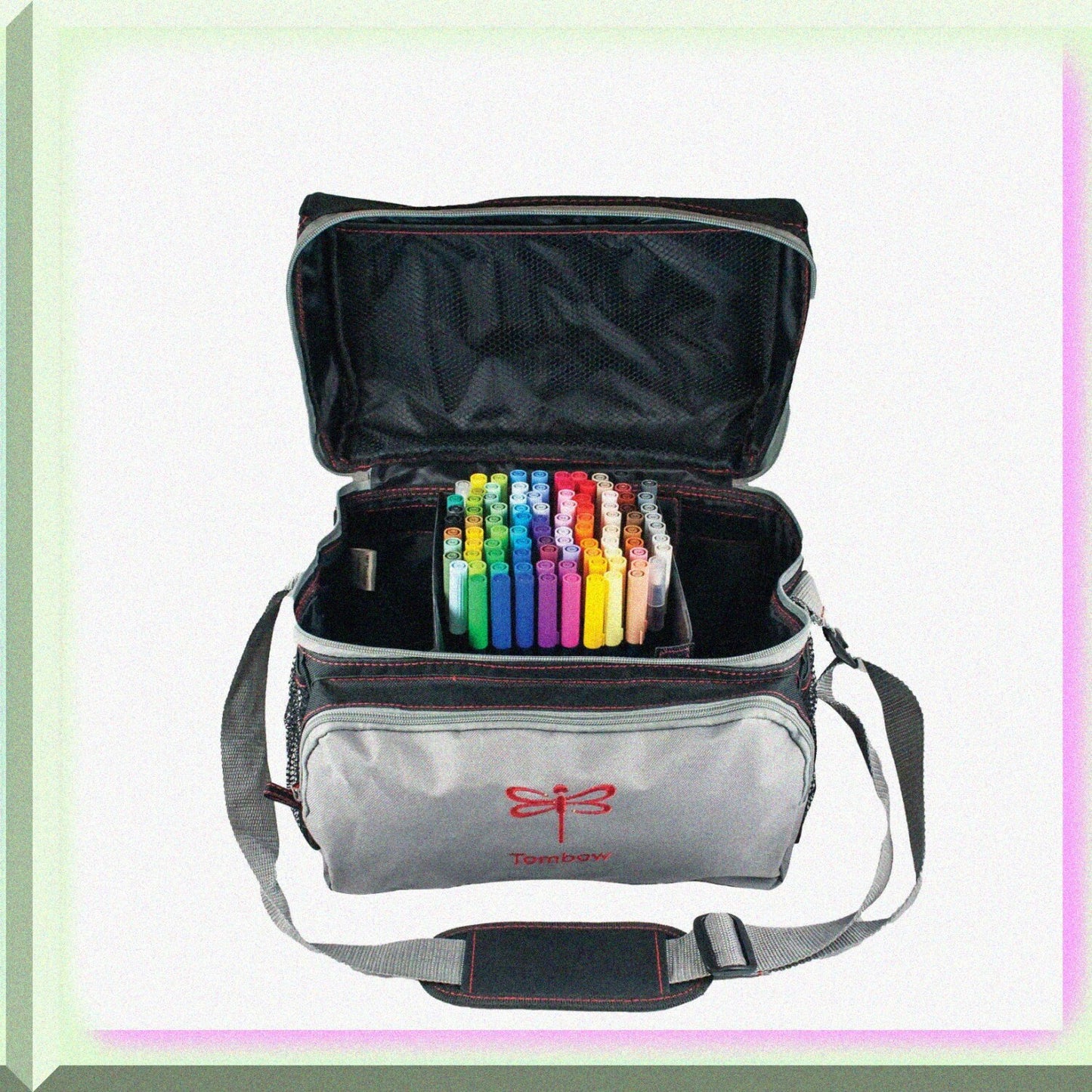 Storage Tote Black and Grey