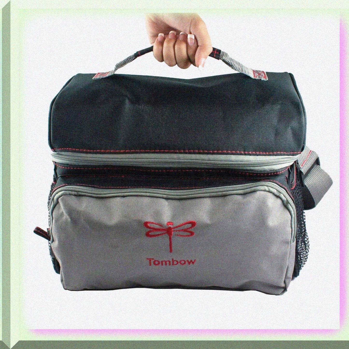 Storage Tote Black and Grey