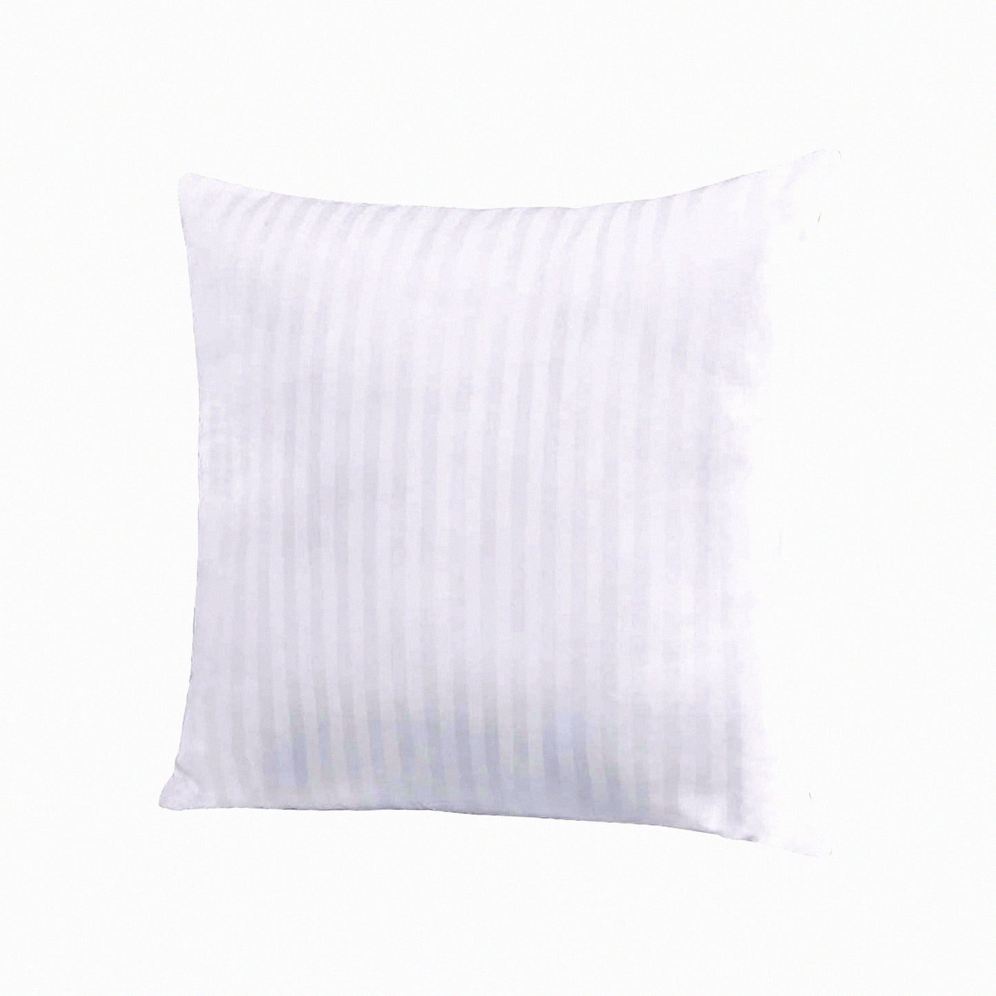 Premium Square Pillow Insert - 20x20 Polyester Sham Form for White Striped Covers - Homie Stuffer