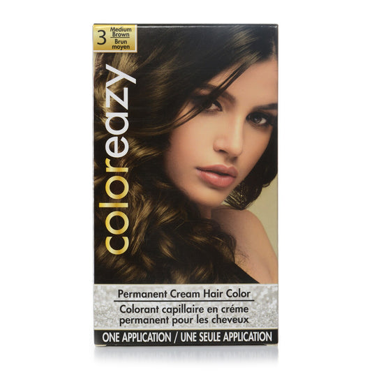 Color Eazy Women’s Medium Brown Hair Color (Pack of 12)