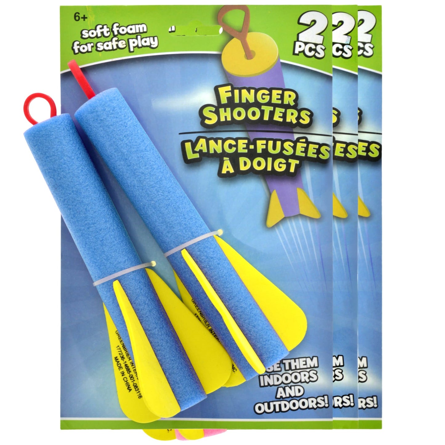 Foam Dart Finger Shooters, 2-ct. Packs (Pack of 24)