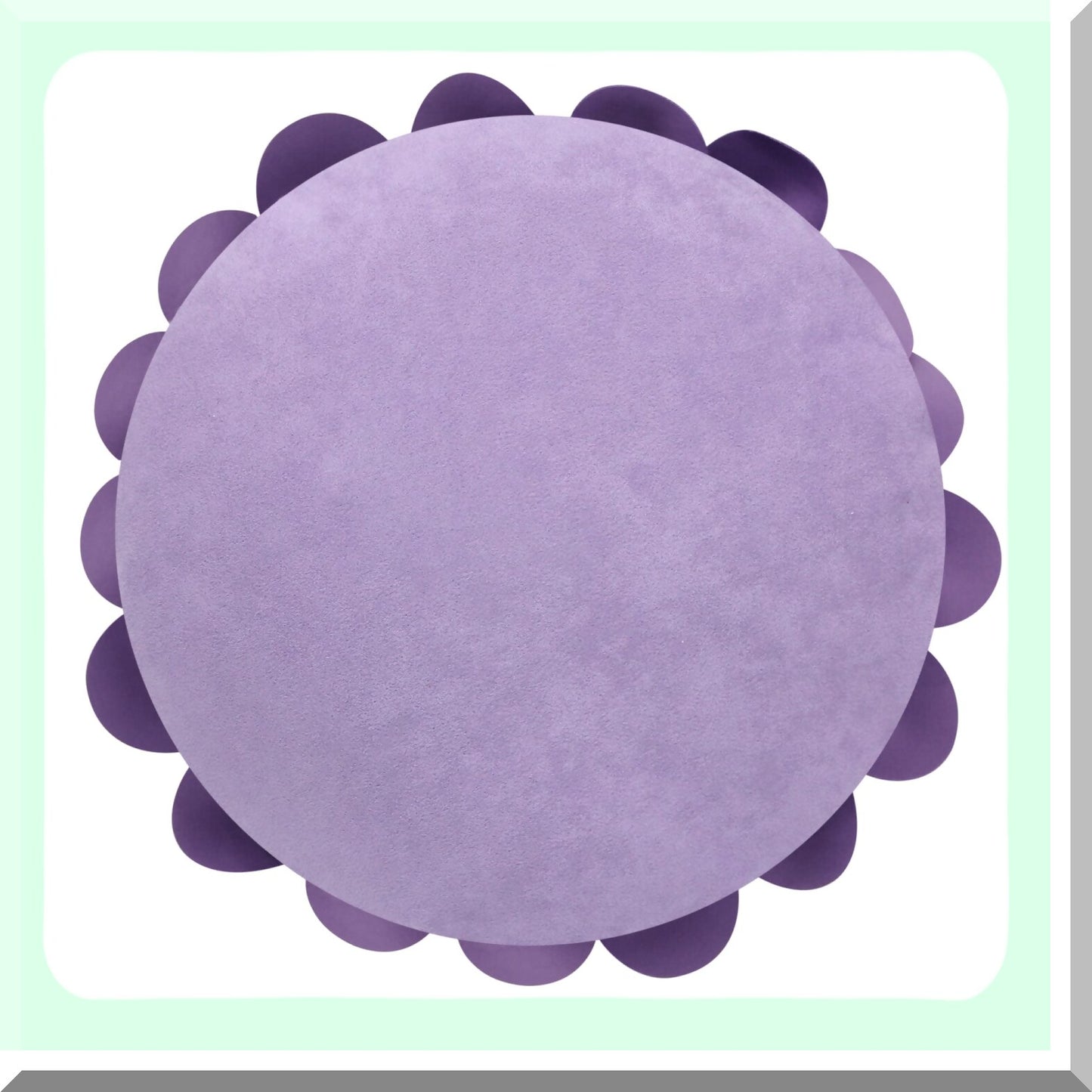 Blossom Cozy 3D Flower Pillow - Soft Decorative Daisy Round Pillow for Bed & Couch - Cherry Blossom Throw Pillow with Flower Shape Cover & Insert - Floral Decor Accent