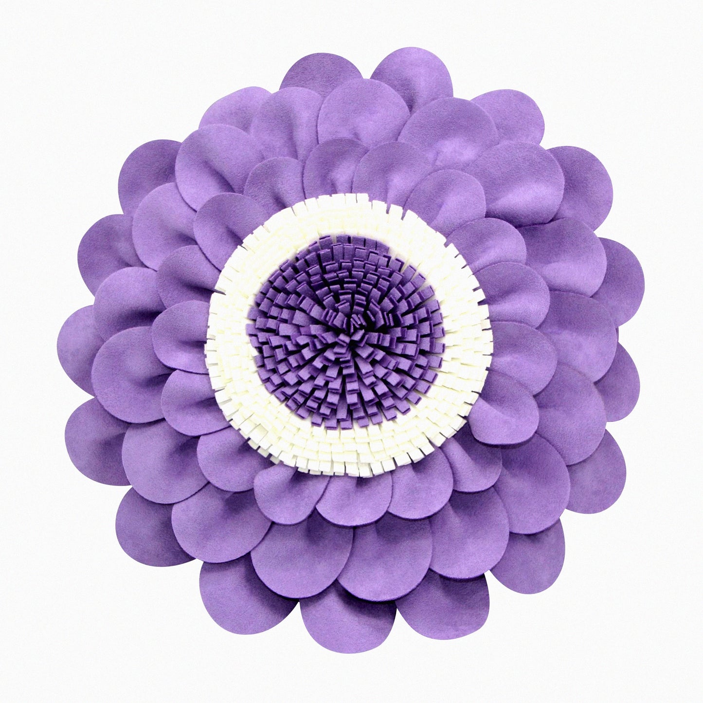 Blossom Cozy 3D Flower Pillow - Soft Decorative Daisy Round Pillow for Bed & Couch - Cherry Blossom Throw Pillow with Flower Shape Cover & Insert - Floral Decor Accent