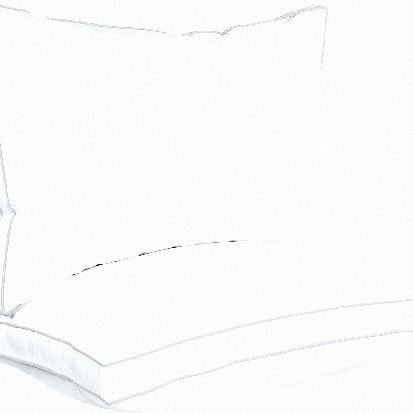 CoolDream Standard Size White Pillow Set - 2 Pack, Hotel Quality Cooling Pillows for Back, Stomach, Side Sleepers. Gusseted Design for Ultimate Comfort.