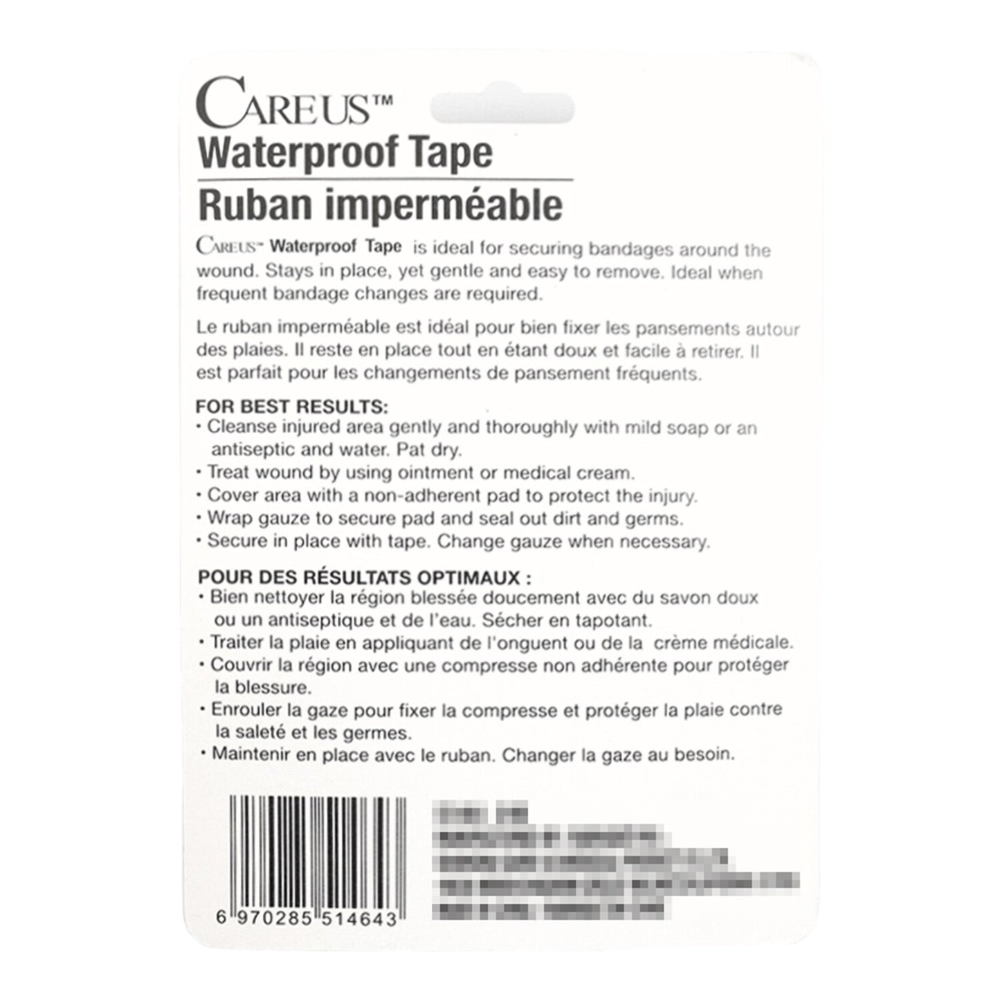 Care Us Waterproof Tape, 1-in. x 5-yd. Packs (Pack of 24)