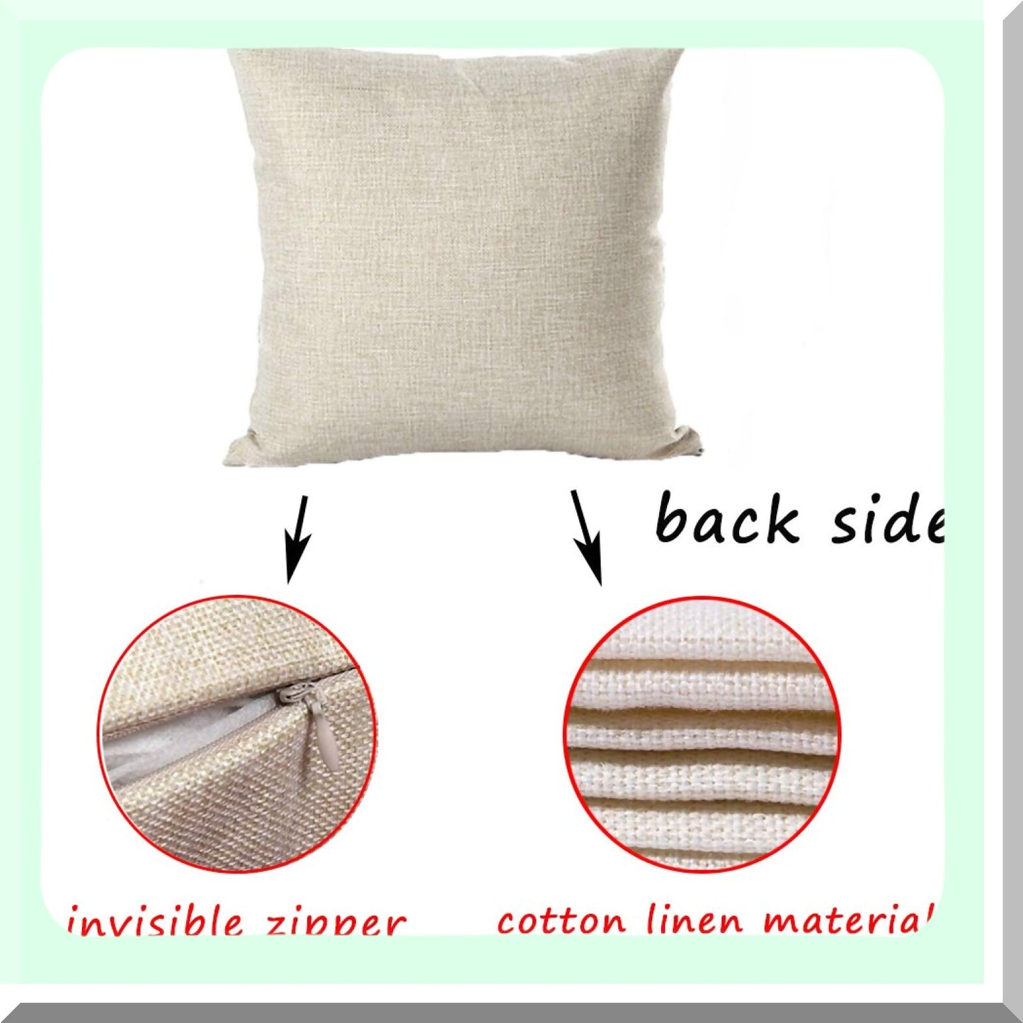 Buffalo Plaid Christmas Pillow Cover - Red Truck Xmas Tree Elk Tartan Cushion - Grey Check Plaid Sofa Car Decor - Cotton Linen 18"x18"