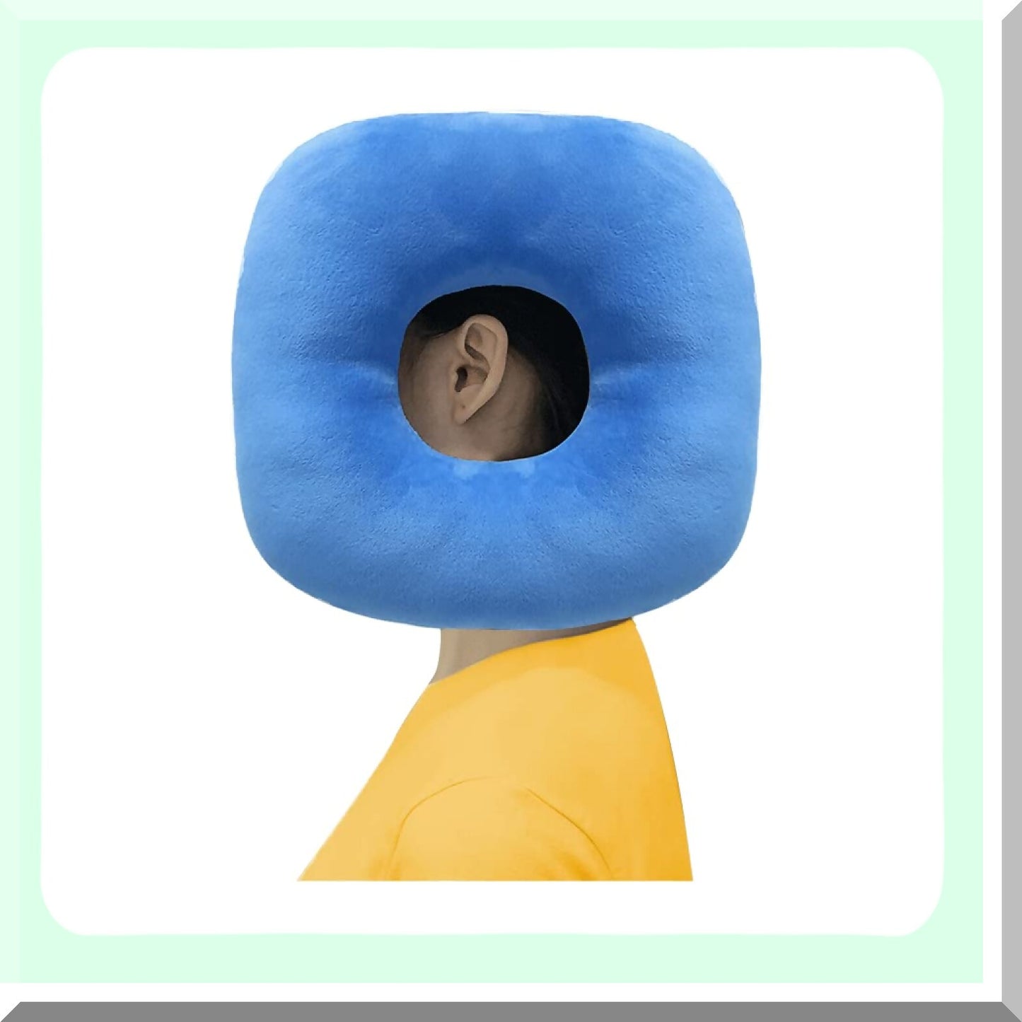 SideSleep EarGuard: Pillow with Holes for Ear Pain Relief, Inflammation Surgery, Pressure Sores Protection - Cushions for Side Sleepers