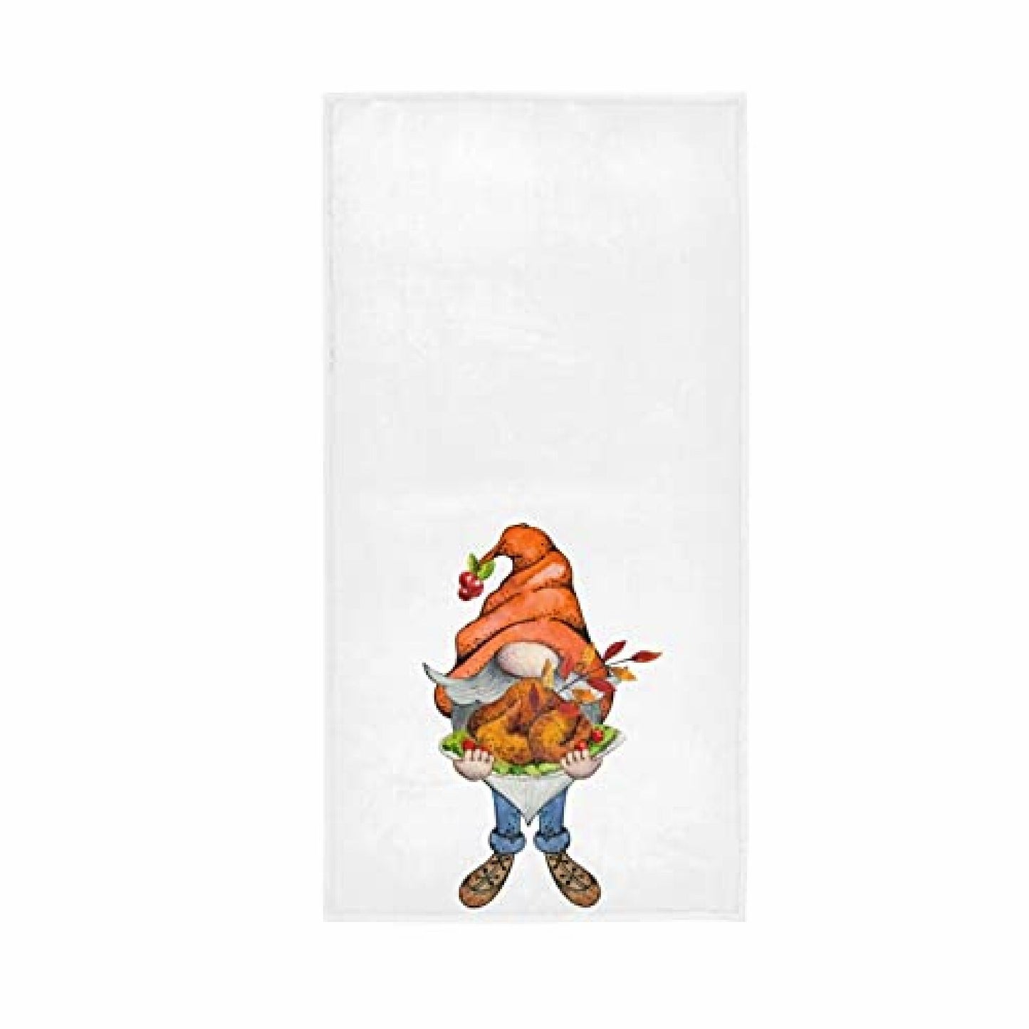 Thanksgiving Turkey Gnome Hand Towels 30x15 Inches